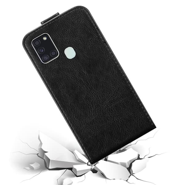 Skyddsfodral för Samsung Galaxy A21s Fodral Skal i flipdesign med magnetisk stängning Case Cover