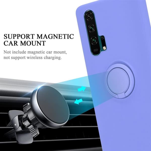 Honor 20 PRO Suojakotelo Suojakuori joustavasta TPU-silikonista jossa on rengas