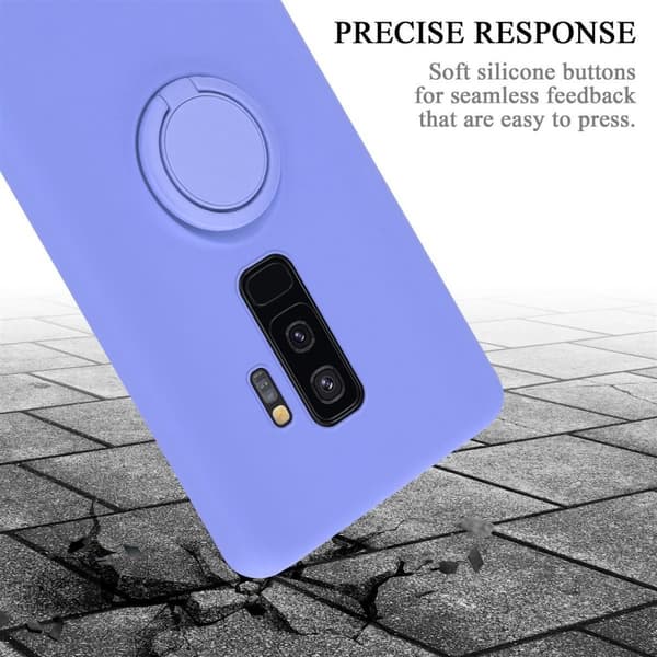 Samsung Galaxy S9 PLUS Suojakotelo Suojakuori joustavasta TPU-silikonista jossa on rengas