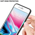 Pikkukuva 8 / 11: iPhone 7 PLUS / 7S PLUS / 8 PLUS Suojakuori Suojakotelo Kaksivärinen joka on valmistettu TPU-silikonista ja jonka takaosa on valmistettu karkaistusta