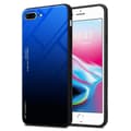 Pikkukuva 2 / 11: iPhone 7 PLUS / 7S PLUS / 8 PLUS Suojakuori Suojakotelo Kaksivärinen joka on valmistettu TPU-silikonista ja jonka takaosa on valmistettu karkaistusta