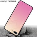 Miniatyrbilde 3 av 6: Deksel til iPhone 7 PLUS / 7S PLUS / 8 PLUS Silikondeksel av TPU-silikon og bakside av herdet glass