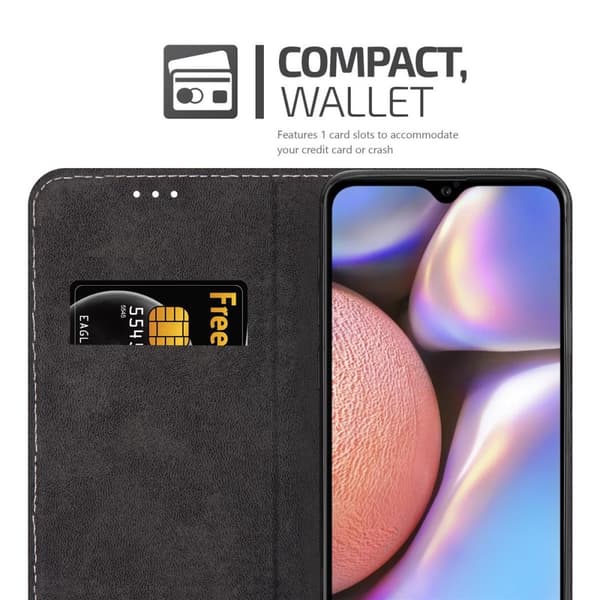 Lommebokdeksel til Samsung Galaxy A10s / M01s Deksel med magnetisk lukking, stativfunksjon og kortlomme