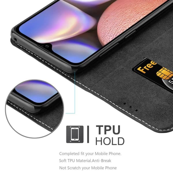 Lommebokdeksel til Samsung Galaxy A10s / M01s Deksel med magnetisk lukking, stativfunksjon og kortlomme