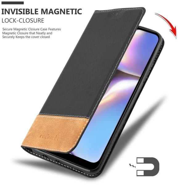 Lommebokdeksel til Samsung Galaxy A10s / M01s Deksel med magnetisk lukking, stativfunksjon og kortlomme