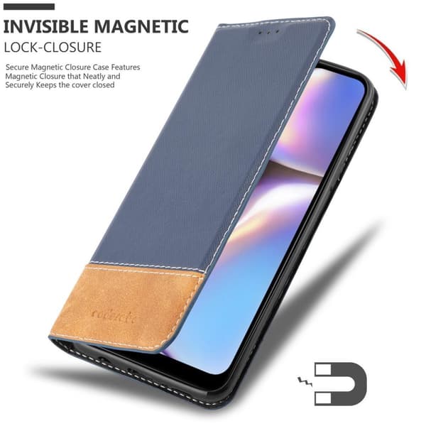 Lommebokdeksel til Samsung Galaxy A10s / M01s Deksel med magnetisk lukking, stativfunksjon og kortlomme