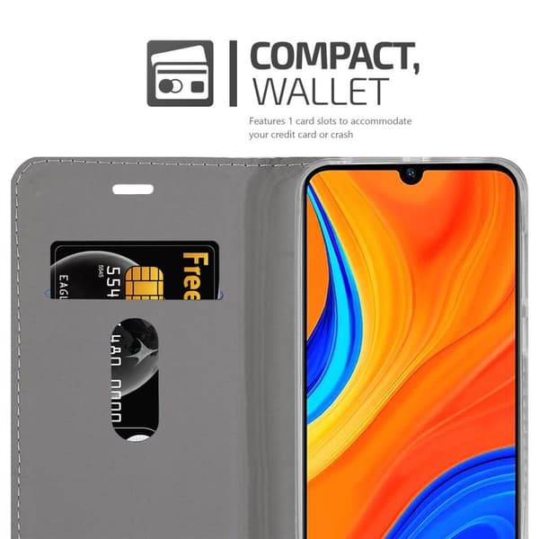 Huawei Y6S Suojakotelo Suojakuori Lompakkokotelo Matkapuhelinkotelo jossa magneettisuljenta, jalusta-toiminto ja korttitasku