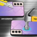 Pikkukuva 3 / 7: Samsung Galaxy S21 PLUS Suojakuori Suojakotelo Kaksivärinen joka on valmistettu TPU-silikonista ja jonka takaosa on valmistettu karkaistusta lasista