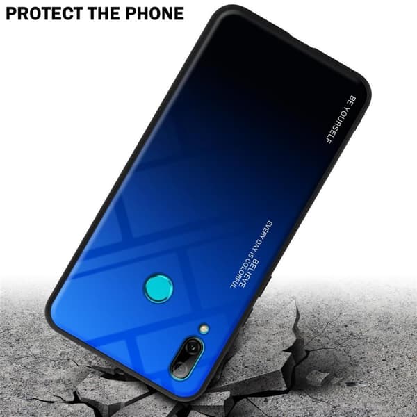 Honor 10 LITE / Huawei P SMART 2019 Suojakuori Suojakotelo Kaksivärinen joka on valmistettu TPU-silikonista ja jonka takaosa on valmistettu