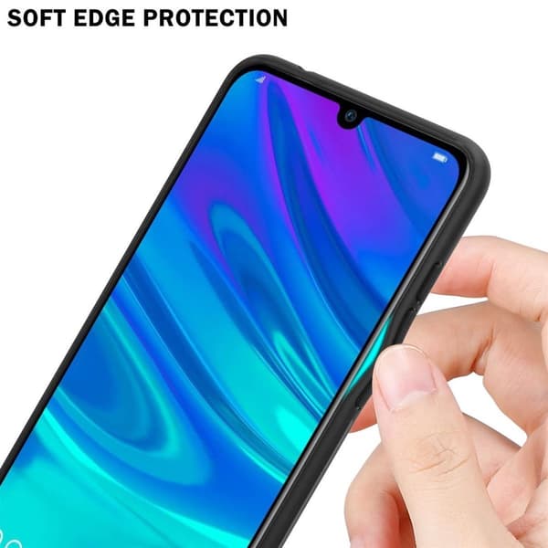 Honor 10 LITE / Huawei P SMART 2019 Suojakuori Suojakotelo Kaksivärinen joka on valmistettu TPU-silikonista ja jonka takaosa on valmistettu