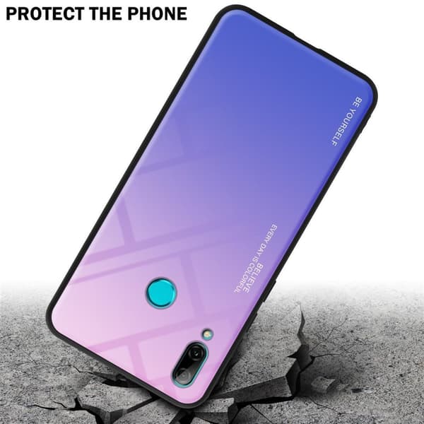 Honor 10 LITE / Huawei P SMART 2019 Suojakuori Suojakotelo Kaksivärinen joka on valmistettu TPU-silikonista ja jonka takaosa on valmistettu