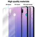 Pikkukuva 7 / 7: Honor 10 LITE / Huawei P SMART 2019 Suojakuori Suojakotelo Kaksivärinen joka on valmistettu TPU-silikonista ja jonka takaosa on valmistettu