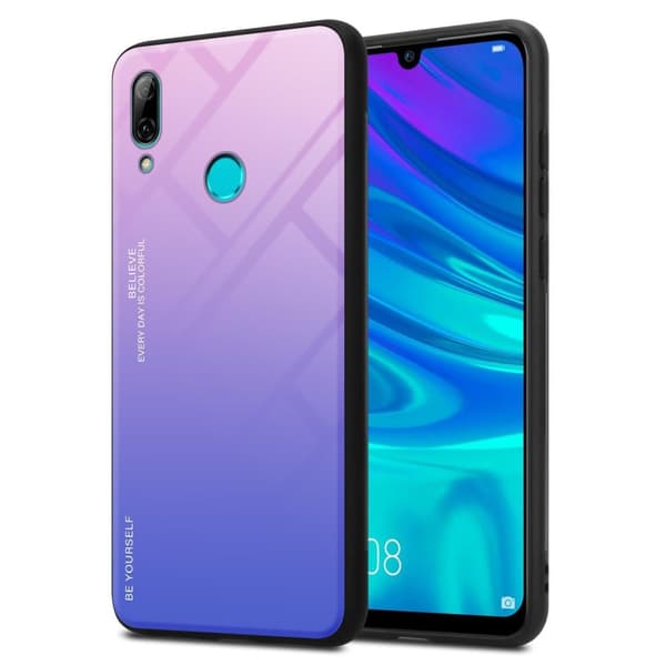 Honor 10 LITE / Huawei P SMART 2019 Suojakuori Suojakotelo Kaksivärinen joka on valmistettu TPU-silikonista ja jonka takaosa on valmistettu