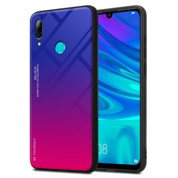 Honor 10 LITE / Huawei P SMART 2019 Suojakuori Suojakotelo Kaksivärinen joka on valmistettu TPU-silikonista ja jonka takaosa on valmistettu