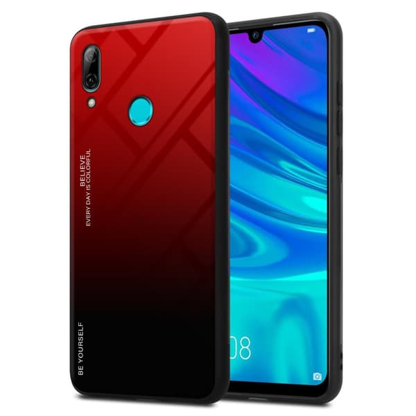 Honor 10 LITE / Huawei P SMART 2019 Suojakuori Suojakotelo Kaksivärinen joka on valmistettu TPU-silikonista ja jonka takaosa on valmistettu