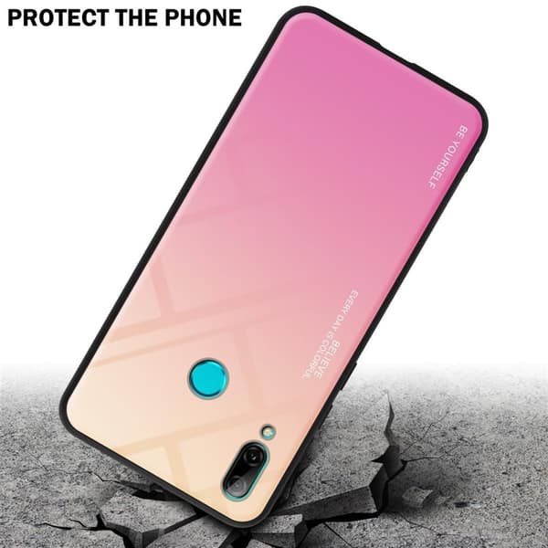 Honor 10 LITE / Huawei P SMART 2019 Suojakuori Suojakotelo Kaksivärinen joka on valmistettu TPU-silikonista ja jonka takaosa on valmistettu
