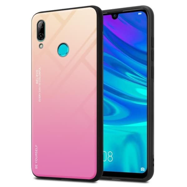 Honor 10 LITE / Huawei P SMART 2019 Suojakuori Suojakotelo Kaksivärinen joka on valmistettu TPU-silikonista ja jonka takaosa on valmistettu