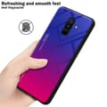 Pikkukuva 11 / 11: Samsung Galaxy A6 PLUS 2018 Suojakuori Suojakotelo Kaksivärinen joka on valmistettu TPU-silikonista ja jonka takaosa on valmistettu karkaistusta