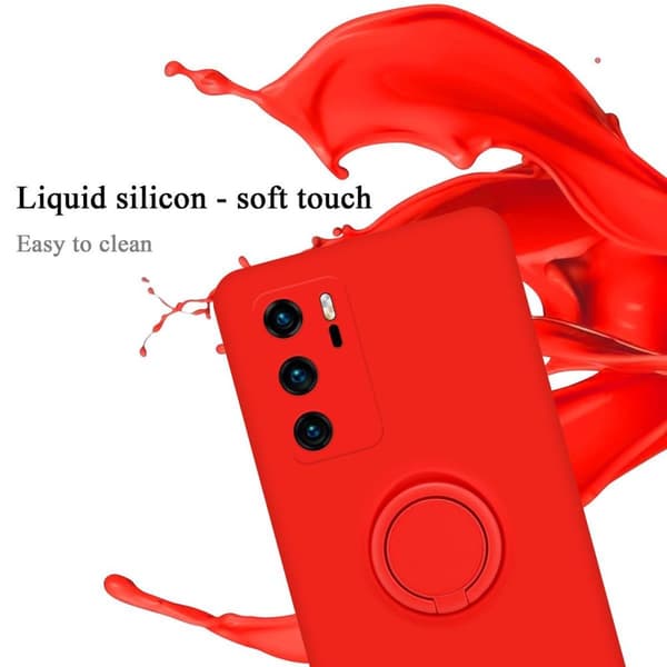 Silikondeksel til Huawei P40 Deksel av fleksibelt TPU-silikon