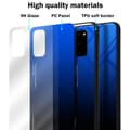 Miniatyrbilde 7 av 7: Deksel til Samsung Galaxy S20 Silikondeksel av TPU-silikon og bakside av herdet glass