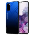 Miniatyrbilde 1 av 7: Deksel til Samsung Galaxy S20 Silikondeksel av TPU-silikon og bakside av herdet glass