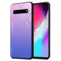 Miniatyrbilde 1 av 7: Deksel til Samsung Galaxy S10 5G Silikondeksel av TPU-silikon og bakside av herdet glass