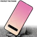Miniatyrbilde 4 av 7: Deksel til Samsung Galaxy S10 5G Silikondeksel av TPU-silikon og bakside av herdet glass