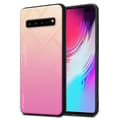 Miniatyrbilde 1 av 7: Deksel til Samsung Galaxy S10 5G Silikondeksel av TPU-silikon og bakside av herdet glass