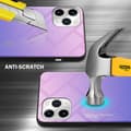 Pikkukuva 3 / 7: iPhone 11 PRO Suojakuori Suojakotelo Kaksivärinen joka on valmistettu TPU-silikonista ja jonka takaosa on valmistettu karkaistusta lasista