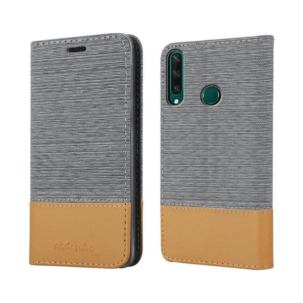 Deksel til Huawei Y6P Lommebokdeksel med magnetisk lukking, stativfunksjon og kortlomme