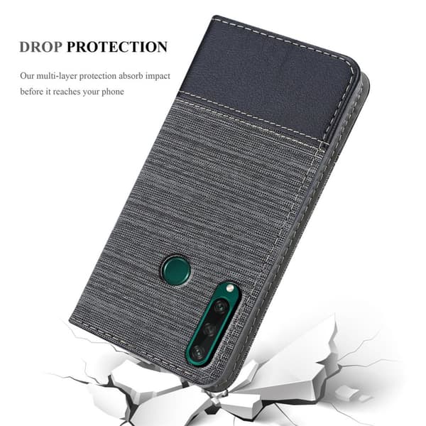 Huawei Y6P Skal Plånboksfodral med magnetisk stängning, ståfunktion och kortficka