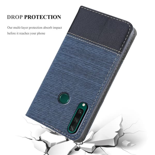 Huawei Y6P Skal Plånboksfodral med magnetisk stängning, ståfunktion och kortficka