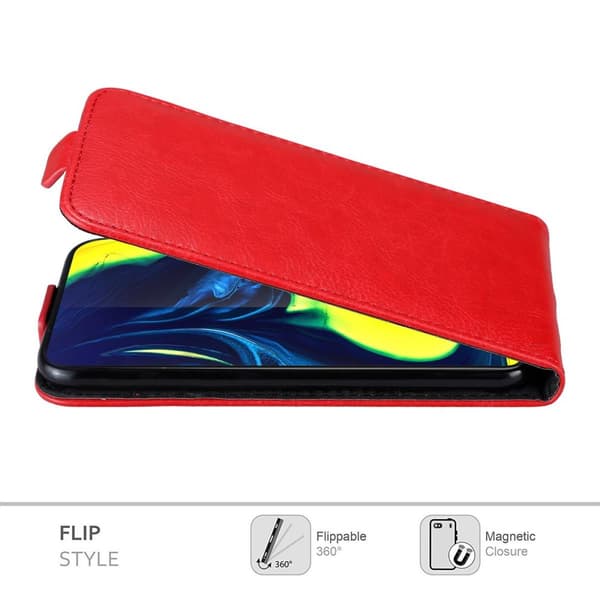 Samsung Galaxy A80 / A90 4G Suojakotelo Suojakuori Lompakkokotelo Matkapuhelinkotelo flip muotoilu magneettisuljenta