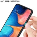 Miniatyrbild 5 av 7: Samsung Galaxy A10e / A20e Skal Fodral i två färger av TPU-silikon och baksida av härdat glas Case Cover Mobilskydd