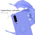 Pikkukuva 6 / 11: Huawei P30 Suojakotelo Suojakuori joustavasta TPU-silikonista jossa on rengas