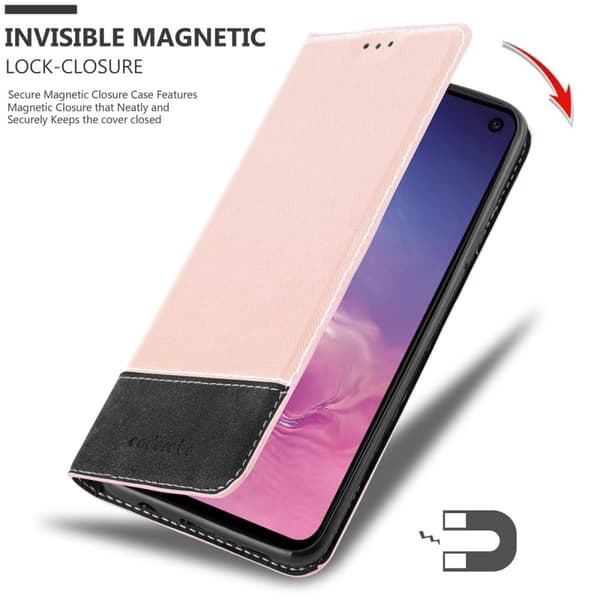 Lommebokdeksel til Samsung Galaxy S10e Deksel med magnetisk lukking, stativfunksjon og kortlomme