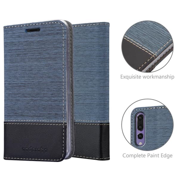 Deksel til Huawei P20 PRO / P20 PLUS Lommebokdeksel med magnetisk lukking, stativfunksjon og kortlomme