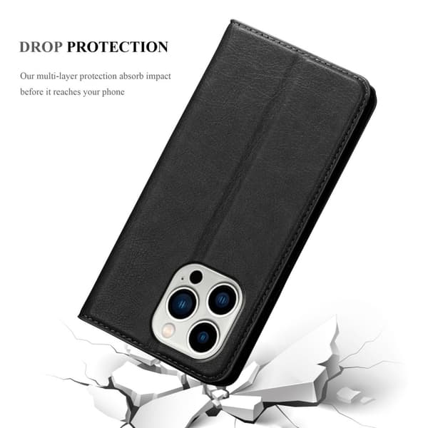 iPhone 14 PRO MAX Suojakotelo Suojakuori Lompakkokotelo Matkapuhelinkotelo jossa magneettisuljenta, jalusta-toiminto ja korttitasku
