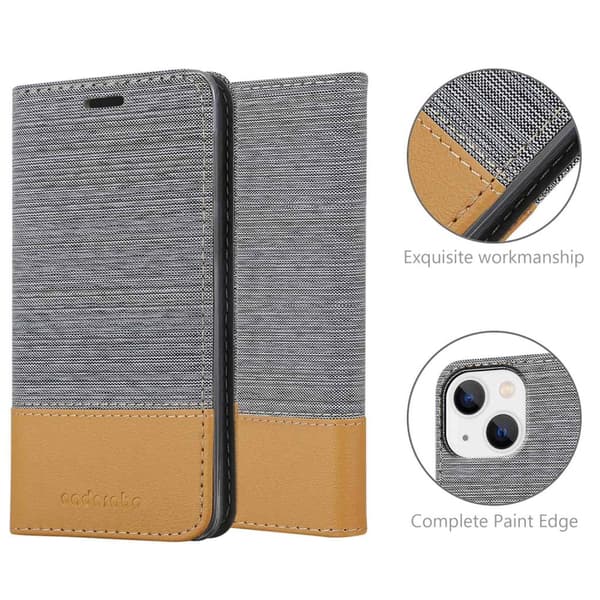 iPhone 14 Skal Plånboksfodral med magnetisk stängning, ståfunktion och kortficka