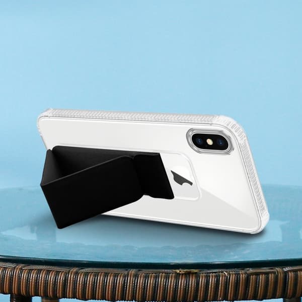 iPhone X / XS Skal Fodral Mobilskydd Skyddsfodral Case Cover av flexibelt TPU-silikon med hållare och stativfunktion