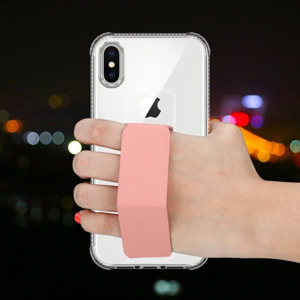 iPhone X / XS Skal Fodral Mobilskydd Skyddsfodral Case Cover av flexibelt TPU-silikon med hållare och stativfunktion
