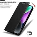 Miniatyrbilde 7 av 8: Lommebokdeksel til iPhone 14 Deksel med magnetisk lukking, stativfunksjon og kortlomme