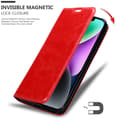 Miniatyrbilde 7 av 8: Lommebokdeksel til iPhone 14 Deksel med magnetisk lukking, stativfunksjon og kortlomme