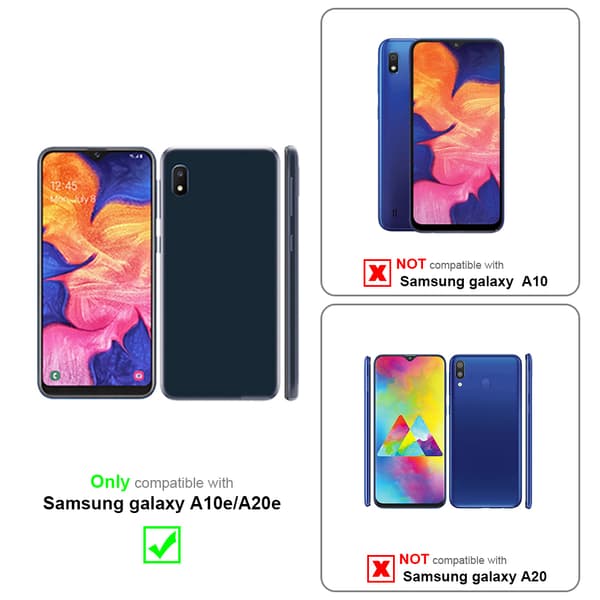 Fordral för Samsung Galaxy A10e / A20e Skal med magnetisk stängning, ståfunktion och kortficka Mobilskydd