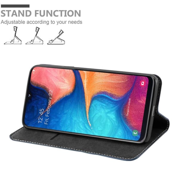 Fordral för Samsung Galaxy A10e / A20e Skal med magnetisk stängning, ståfunktion och kortficka Mobilskydd