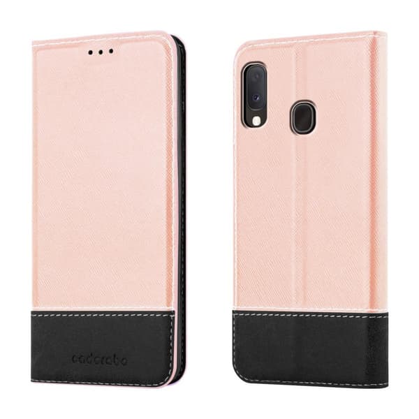 Samsung Galaxy A10e / A20e Suojakotelo Suojakuori Lompakkokotelo Matkapuhelinkotelo jossa magneettisuljenta, jalusta-toiminto ja korttitasku