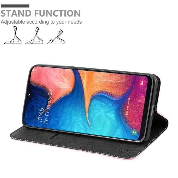 Fordral för Samsung Galaxy A10e / A20e Skal med magnetisk stängning, ståfunktion och kortficka Mobilskydd