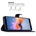 Miniatyrbillede 4 af 8: Honor 7X Pungetui Cover Blomster ()