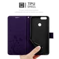 Miniatyrbillede 6 af 8: Honor 7X Pungetui Cover Blomster ()
