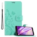 Miniatyrbillede 1 af 8: Honor 7X Pungetui Cover Blomster ()